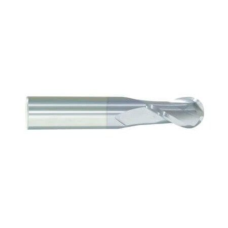 Morse Single End Mill, Ball Nose Center Cutting Regular Length, Series 5940C, 2364 Cutter Dia, 212 O 92399